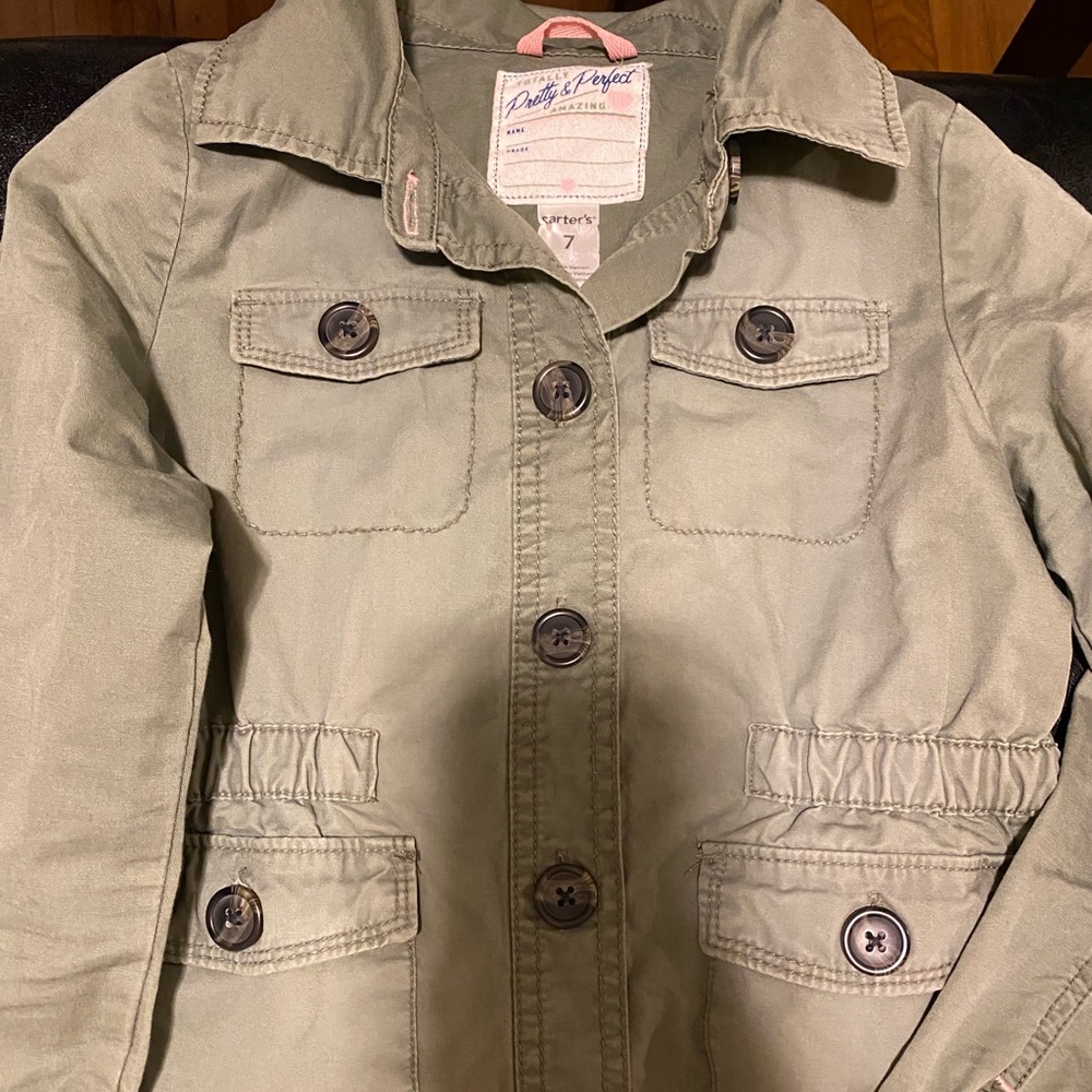Carters green utility jacket